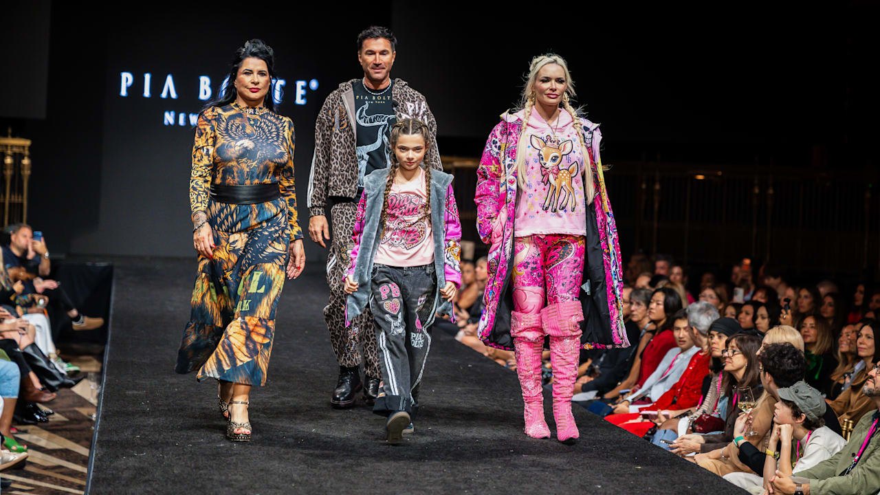 Daniela Katzenberger: Mit Lucas, Sophia und Iris bei der Fashion Week