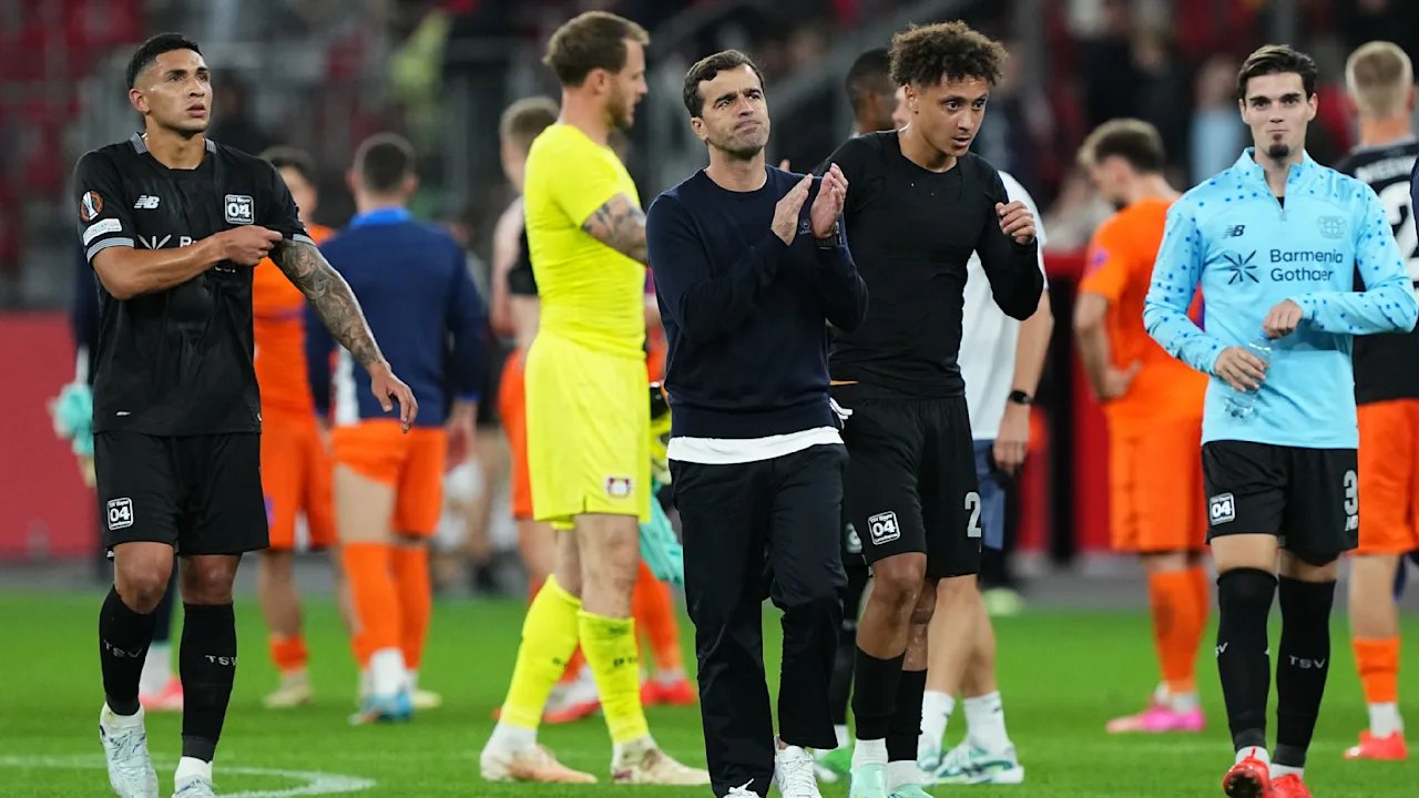Selbstkritik von Bayer-Trainer Carles Martínez nach 2:0 gegen Celje