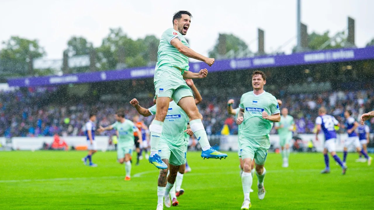 Hertha BSC: Rekord ausgebaut! Hertha ballert sich zurück an die Spitze