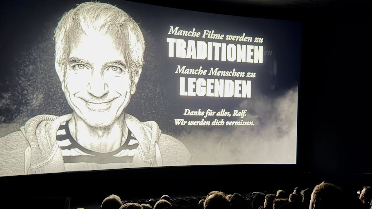 Fans nehmen Abschied von dem Filmstar